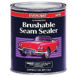 Evercoat 100365 Brushable Seam Sealer, 1 qt Can, Liquid, Gray, 1 hr Curing, Paintable (Y/N): Yes