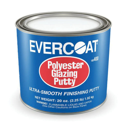 Evercoat 100400 Polyester Glazing Putty, 2.25 lb Can, White, Paste — 20