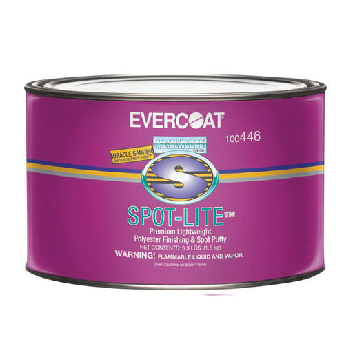 Evercoat SPOT-LITE 100446 Lightweight Premium Polyester Finishing and Spot Putty, 0.5 gal Can, White