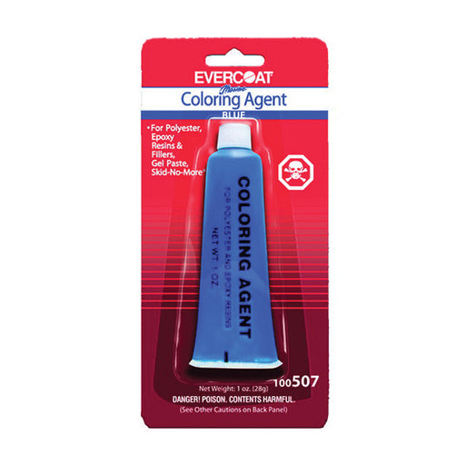 Evercoat 100507 Color Agent, 1 oz Tube, Dark Blue, Liquid