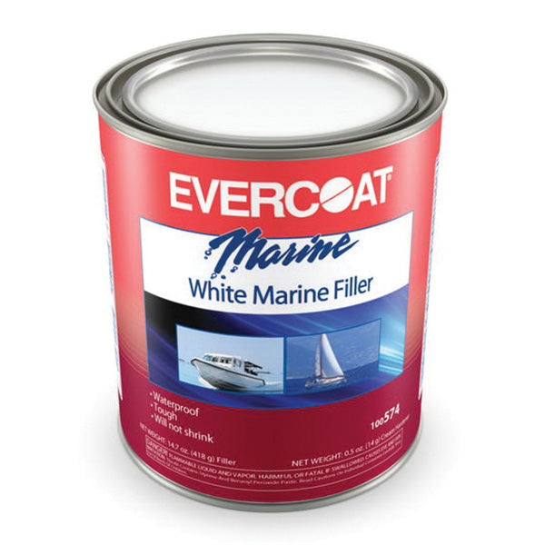 Evercoat 100574 Marine Filler, 1 gal Can, White, Heavy Paste