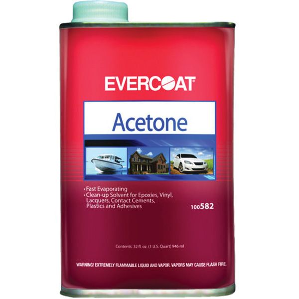 Evercoat 100582 Thinner, 1 qt Can, Colorless