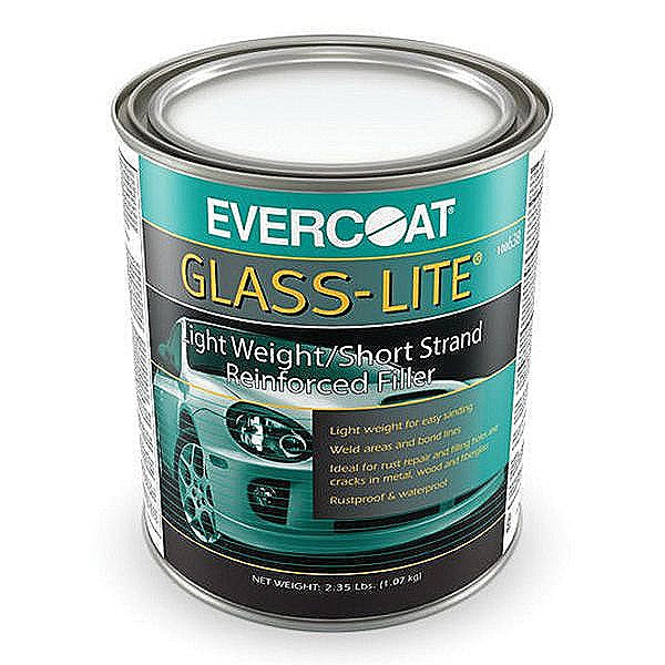 EVERCOAT® GLASS-LITE™ 100638 Lightweight Short Strand Reinforced Filler, 1 qt Can, Green, Liquid