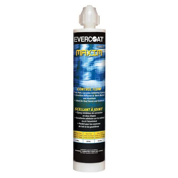 Evercoat MAXIM 100823 Control Flow Seam Sealer, 250 mL Cartridge, Liquid, Beige, 24 hr Curing