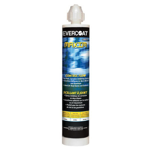 Evercoat MAXIM 100823 Control Flow Seam Sealer, 250 mL Cartridge, Liquid, Beige, 24 hr Curing