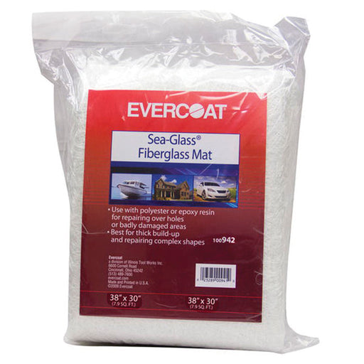 Evercoat Sea-Glass 100942 Fiberglass Mat, 0.75 oz Bag, White/Neutral, Solid