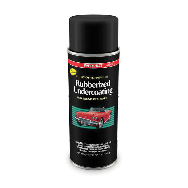 Evercoat 101348 Low Rubberized Undercoating, 18 oz, Black, Low VOC VOC, Liquid, Rubberized (Y/N): Ye