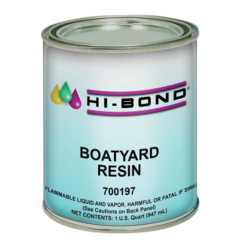 Evercoat Hi Bond 700197 Boat Yard Polyester Resin, 1 qt Can, Pink, Liquid