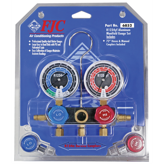 FJC REFRIGERANT R-1234yf MANIFOLD GAUGE SET