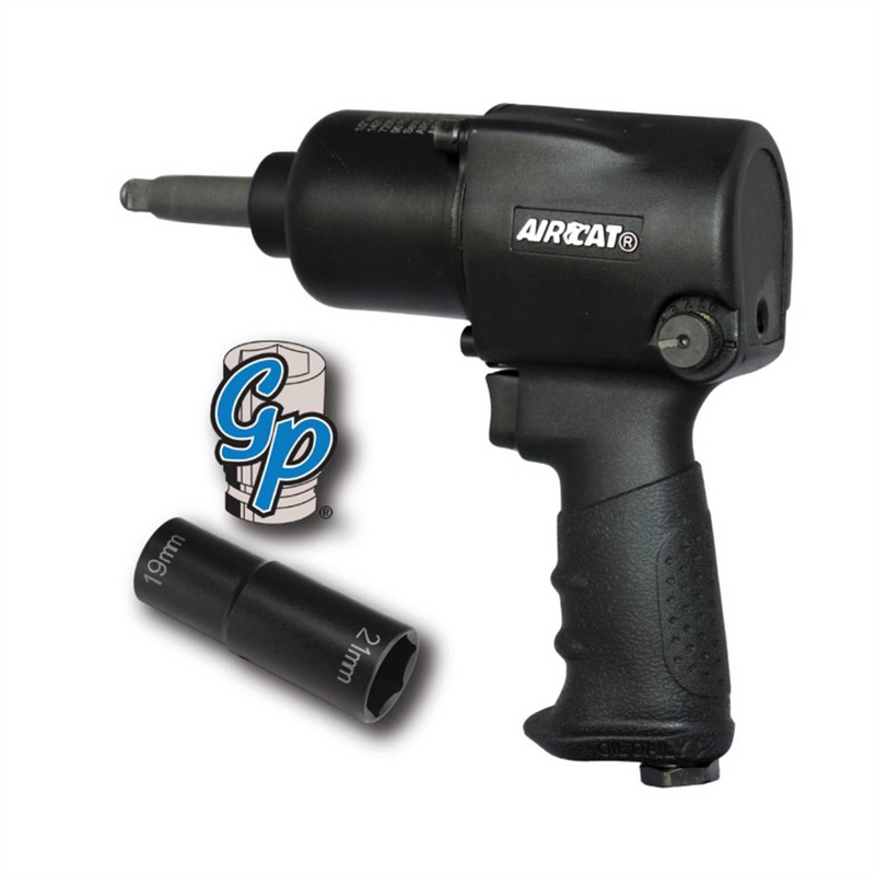 1/2 Drive Aluminum Classic Air Impact Wrench with 2 Inch Anvil