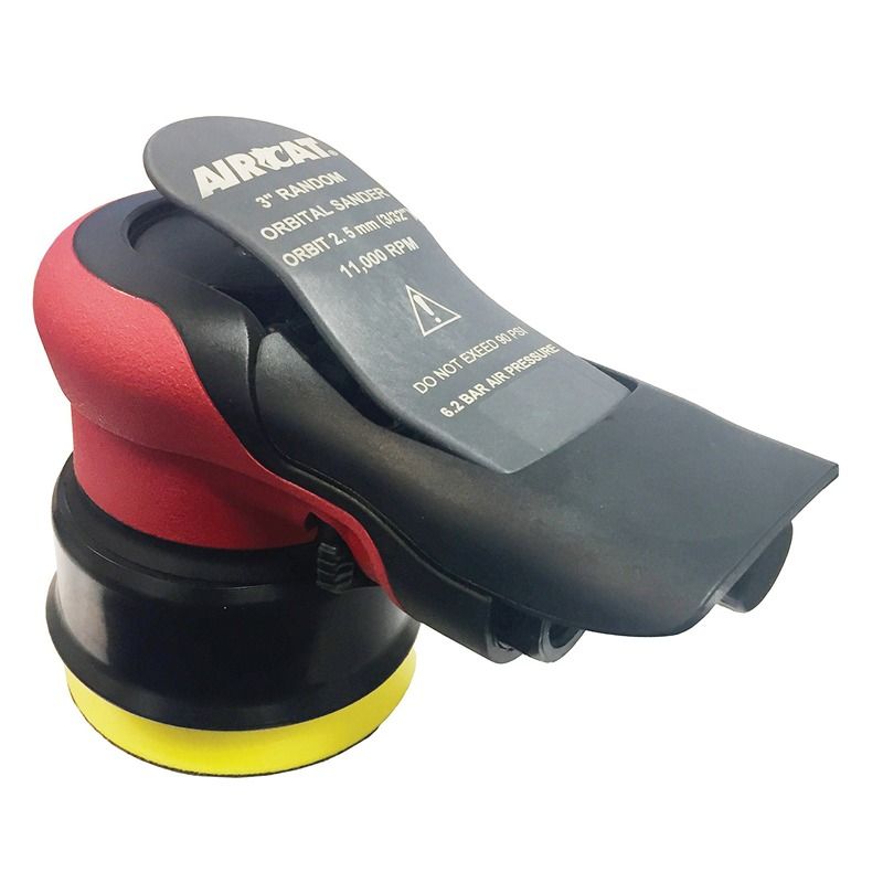 Florida Pneumatic AirCat 6700-3-336 Non-Vacuum Orbital Sander, 3 in, 3/16