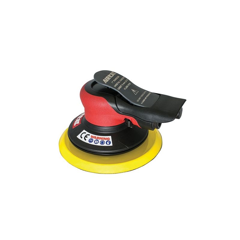 Florida Pneumatic AirCat 6700-6-336 Non-Vacuum Orbital Sander, 6 in, 3/16