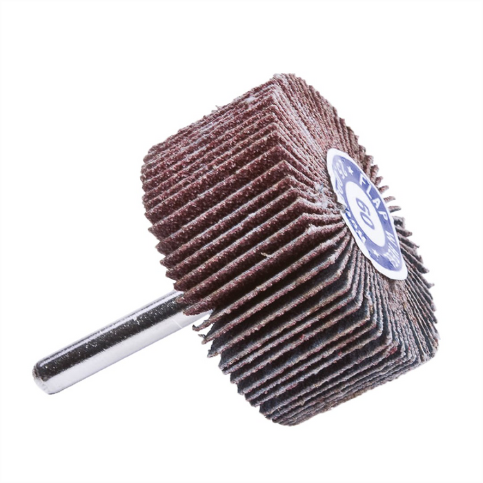 Forney Welding and Metal Working Forney 71688 Flap Wheel, Shank Mounted, 2 in x 1 in, Grit: 60