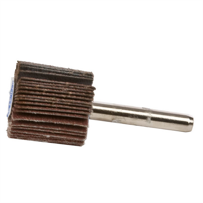 Forney Welding and Metal Working Forney 71695 Flap Wheel, Shank Mounted, 1 in x 1 in, Grit: 80
