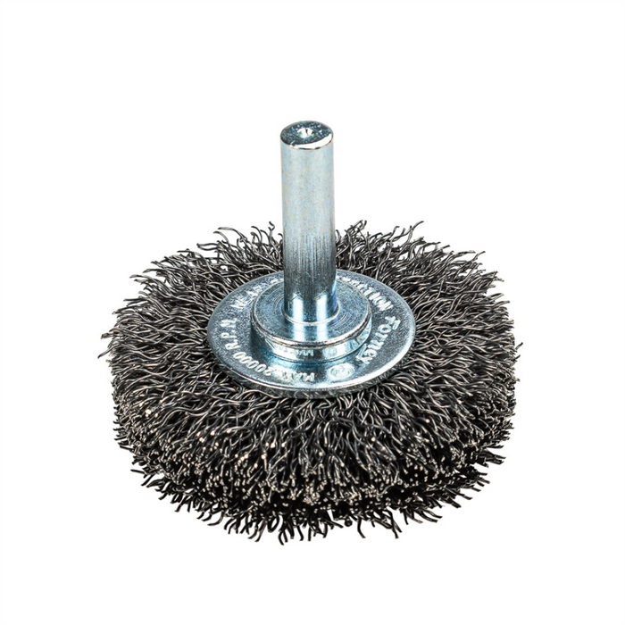 Forney Welding and Metal Working Command PRO Wire Wheel Crimped, 2 in x .014 in x 1/4 in Shank, Bulk