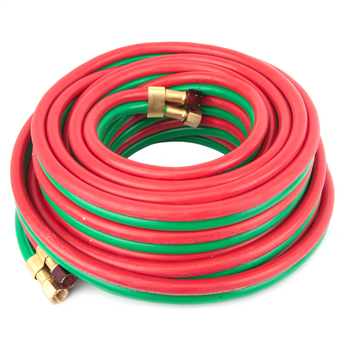 Forney Welding and Metal Working R-Grade Oxy-Acetylene Hose, 1/4 in x 50ft