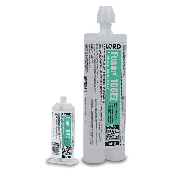 LORD Fusor 100EZ Heat Set Sandable Repair Adhesive, Beige, 10.1 oz Cartridge Paste