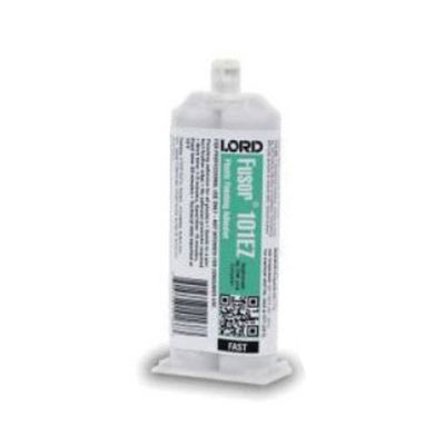 LORD Fusor Adhesives Fusor 101EZ Heat Set Sandable Repair Adhesive, 1.7 oz Cartridge, Beige, Paste