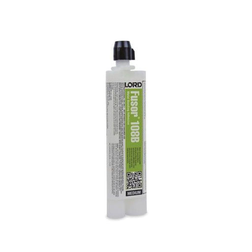 LORD Fusor Adhesives Fusor 108B 2-Part Medium Bonding Adhesive, 7.6 oz Cartridge, Green, Paste, 4 hr