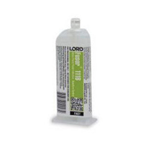 LORD Fusor Adhesives Fusor 111B 2-Part Fast Bonding Adhesive, 1.7 oz Cartridge, Green, Paste, 2 hr C