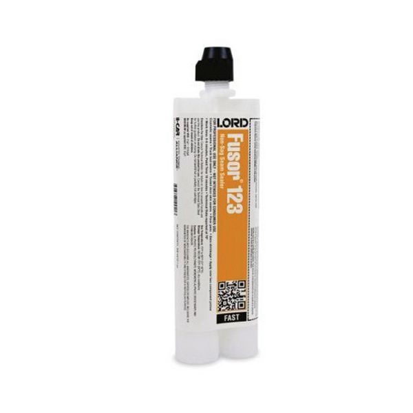 LORD Fusor Adhesives Fusor 123 2-Part Fast Non-Sag Seam Sealer, 10.1 oz Cartridge, White, Paste, 24