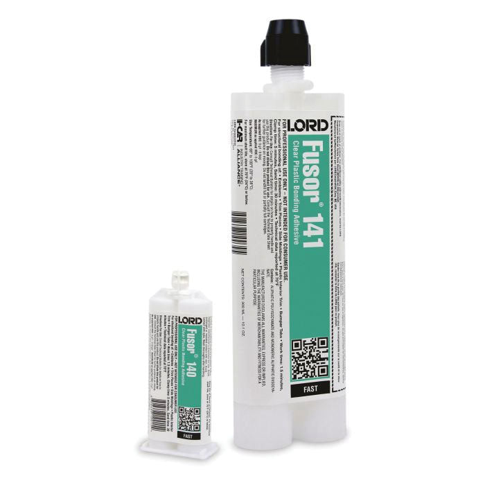 LORD Fusor Adhesives Fusor 140 Fast Sandable Bonding Adhesive, 1.7 oz Cartridge, Paste, Clear, 2K Co