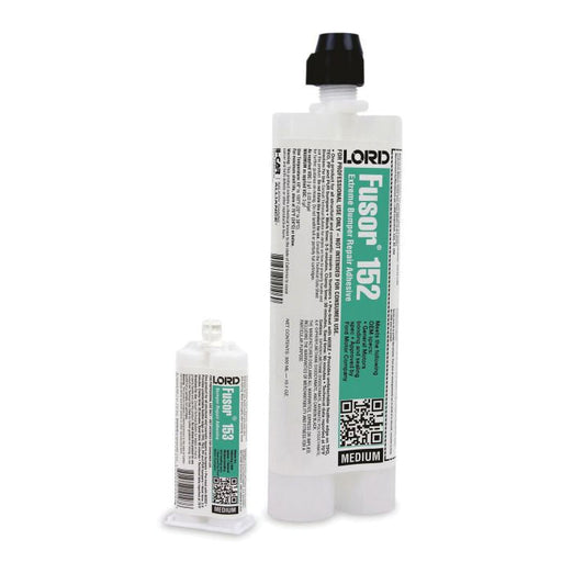 LORD Fusor Adhesives Fusor 152 Repair Adhesive, 10.1 oz Cartridge, Black, Paste