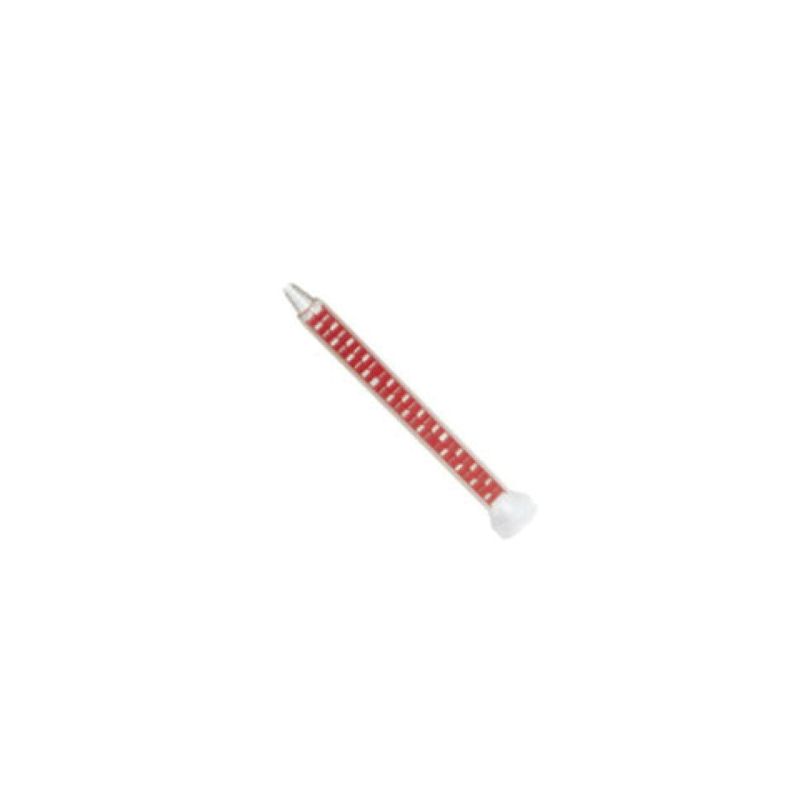 Fusor 90990 Red Power 24 Element Mixing Tip with Integral Thread, 0.34 in Dia,