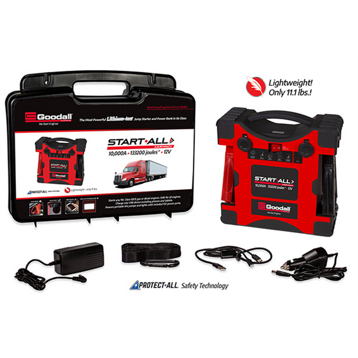 Goodall Manufacturing Jump Starter 10,000A 133200 Joules 5S 12V
