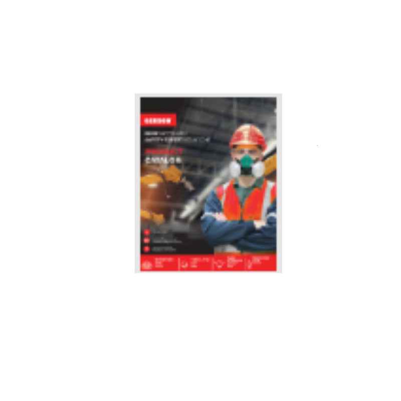 089265-KIT Industrial Half Mask Respirator with XP100 P100 Filters, Medium Size