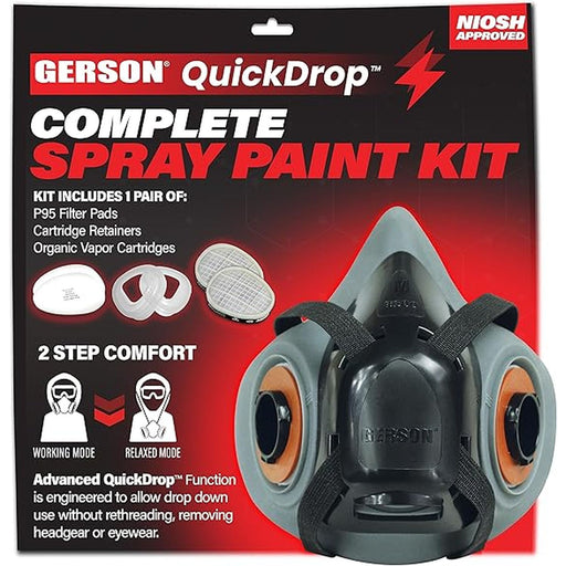 Gerson Drop Down Complete Spray Paint Kit Medium
