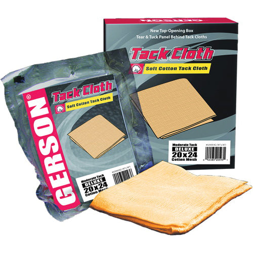 Gerson 020003G Deluxe Tack Cloth, 36 in L x 18 in W, Gold