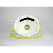 Gerson 081740 General Purpose Particulate Respirator with Valve, One Size Fits All, N95 — White — view 3
