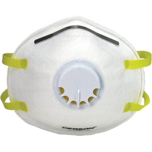 Gerson 081740 General Purpose Particulate Respirator with Valve, One Size Fits All, N95 — White