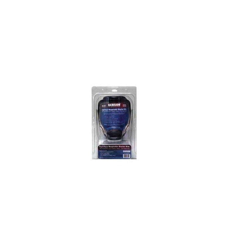Full Face Silicone Respirator Kit 089955-KIT1 Includes One-Size Respirator, OV Cartridges