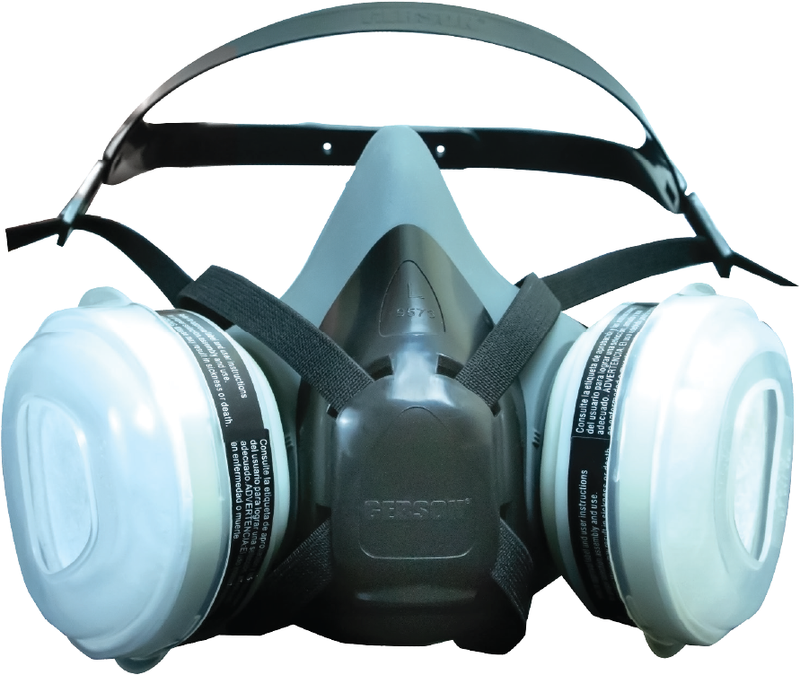 879573 9500 Series Advanced Function Half-Mask Paint Spray Respirator with Protected
