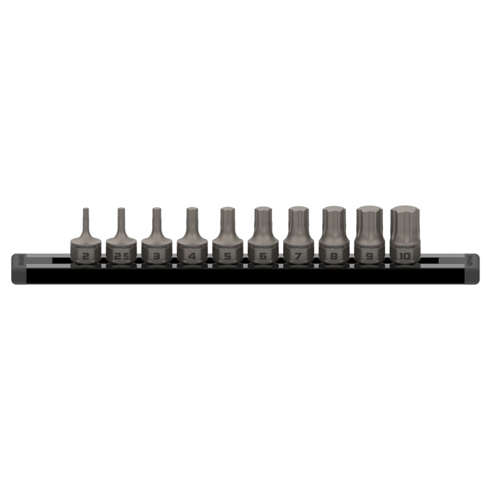 Grip Edge Tools 1/4'' Dr Metric RPT Dual Action Driver set