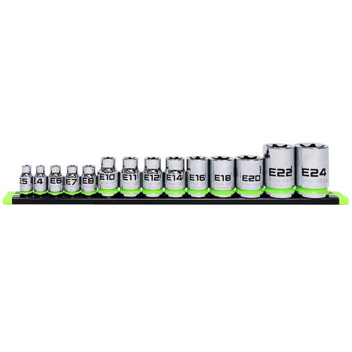 Grip Edge Tools E-Star Socket Set - 14 Piece