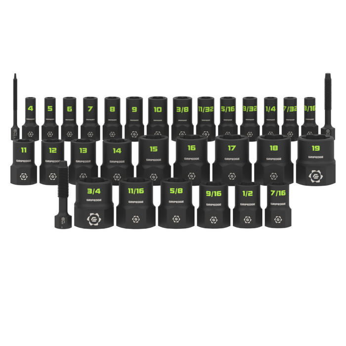 Grip Edge Tools Piece Master Socket Extractor Set