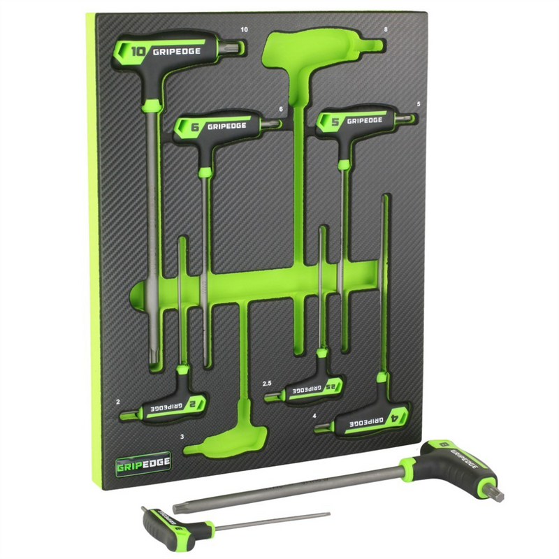 8-PC RPT Metric Hex T-Handle set (Long)