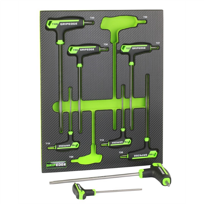 Grip Edge Tools 8-PC RPT Star T-Handle set (Long)