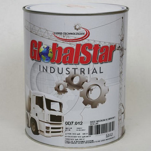 Globalstar 0D7012 Mixing Toner, 3.5 L Can, Magnum Silver Dollar Aluminum