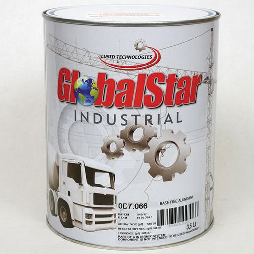 Globalstar 0D7066 Mixing Toner, 3.5 L Can, Fine Aluminum