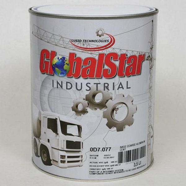 Globalstar 0D7077 Mixing Toner, 3.5 L Can, Coarse Lenticular Aluminum