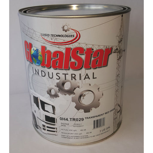 Globalstar 0H4.TR029 Mixing Toner, 1 gal Can, Transparent Red