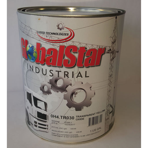 Globalstar 0H4.TR030 Mixing Toner, 1 gal Can, Transparent Yellow