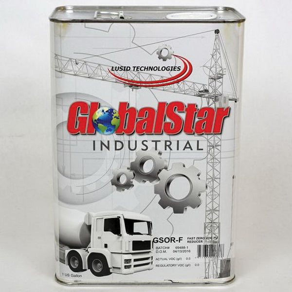 Globalstar GSOR-F Polyurethane Reducer, 1 gal Can, Clear, Liquid, Fast Speed/Temperature