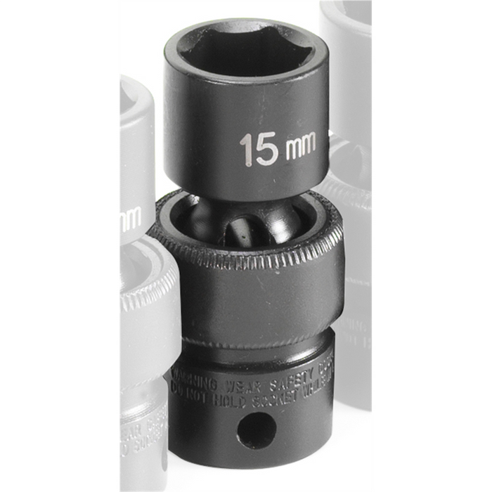 Grey Pneumatic Socket Sets 3/8" Drive x 15mm St