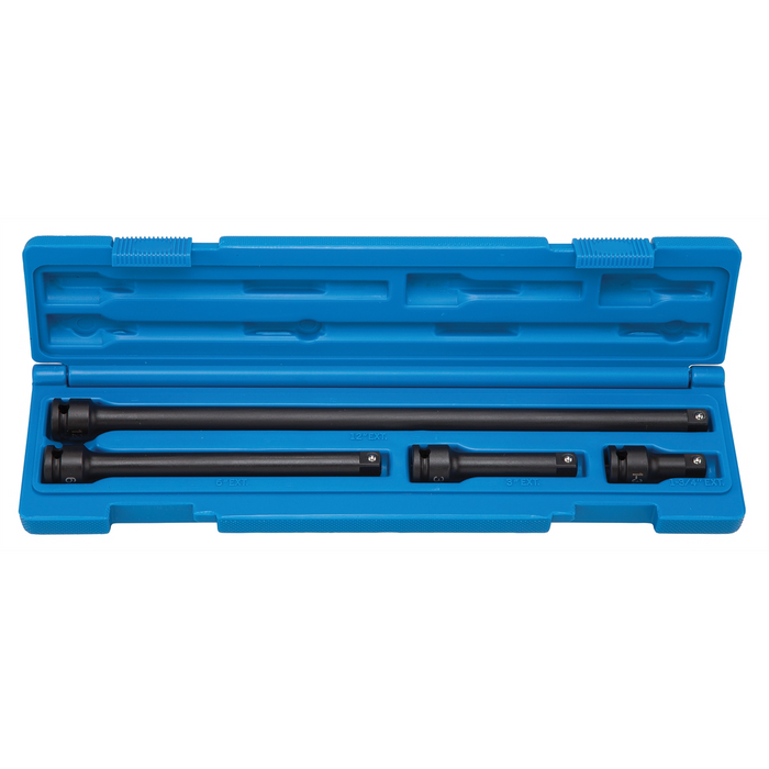 Grey Pneumatic Socket Sets 3/8" Drive 4 Pc. Impact Extension Set