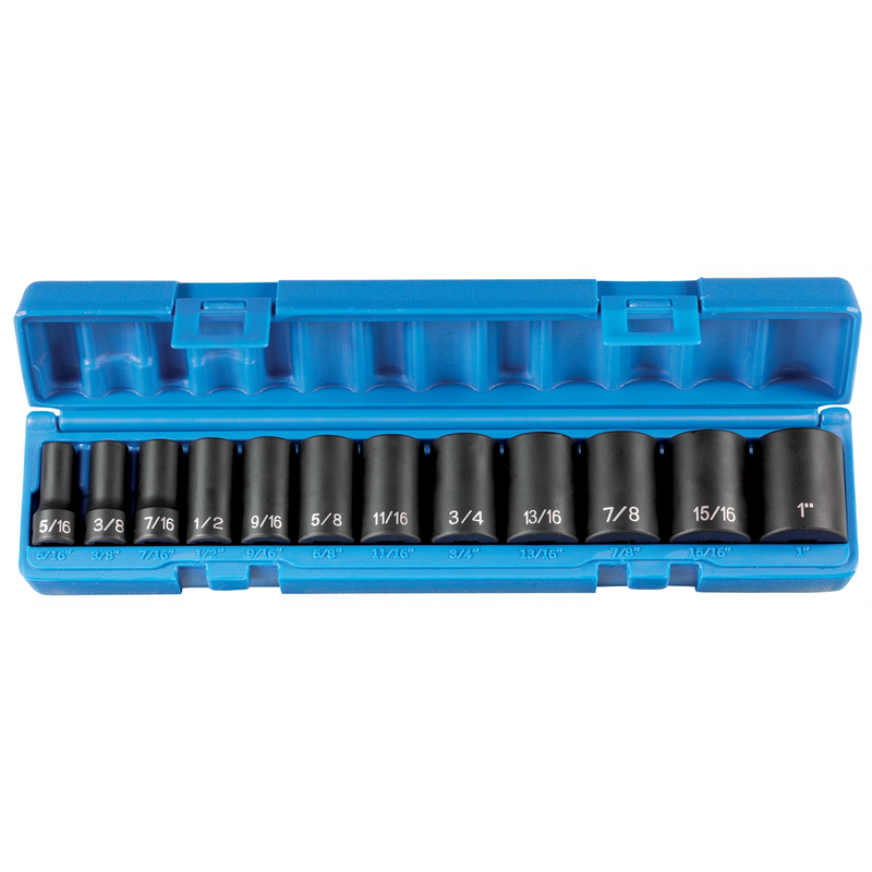 3/8"" Drive 12 Piece Semi-Deep Set
